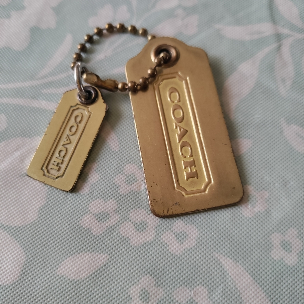 Coach Brass Keychain Set